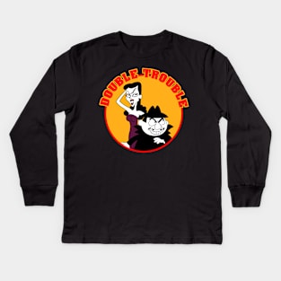 Natasha Fatale and Boris Badenov - Rocky and Bullwinkle Kids Long Sleeve T-Shirt